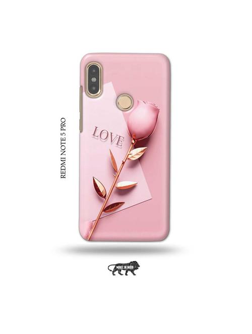 flower love back cover compatible with redmi note 5 pro - 19008781 - Very Small Image - 1