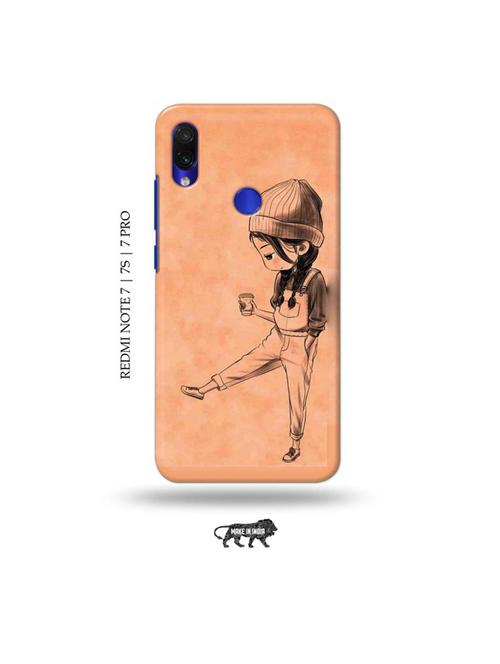 kiddo girl back cover compatible with redmi note 7, redmi note 7s, redmi note 7 pro - 19009177 - Very Small Image - 1