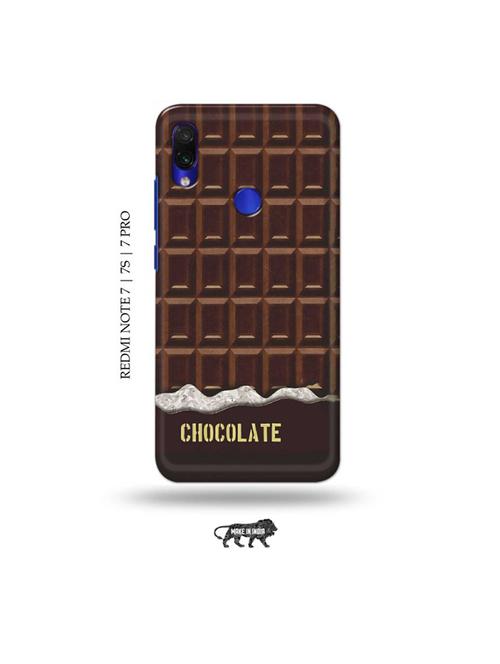 chocolate back cover compatible with redmi note 7, redmi note 7s, redmi note 7 pro - 19009182 - Very Small Image - 1