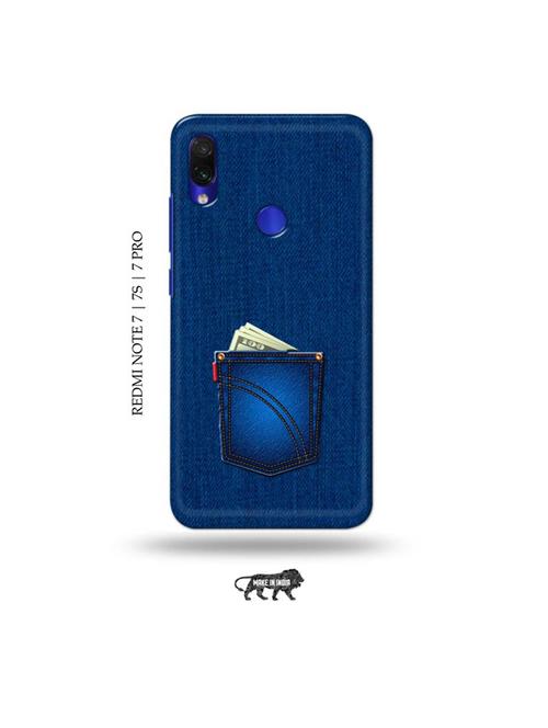 jeans back cover compatible with redmi note 7, redmi note 7s, redmi note 7 pro - 19009191 - Very Small Image - 1