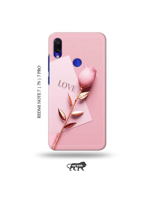 flower love back cover compatible with redmi note 7, redmi note 7s, redmi note 7 pro - 19009218 - Very Small Image - 1