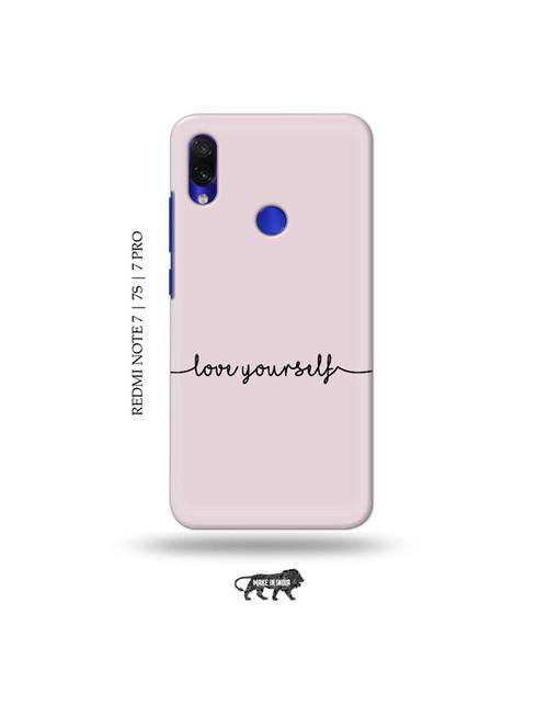 love yourself back cover compatible with redmi note 7, redmi note 7s, redmi note 7 pro - 19009219 - Very Small Image - 1