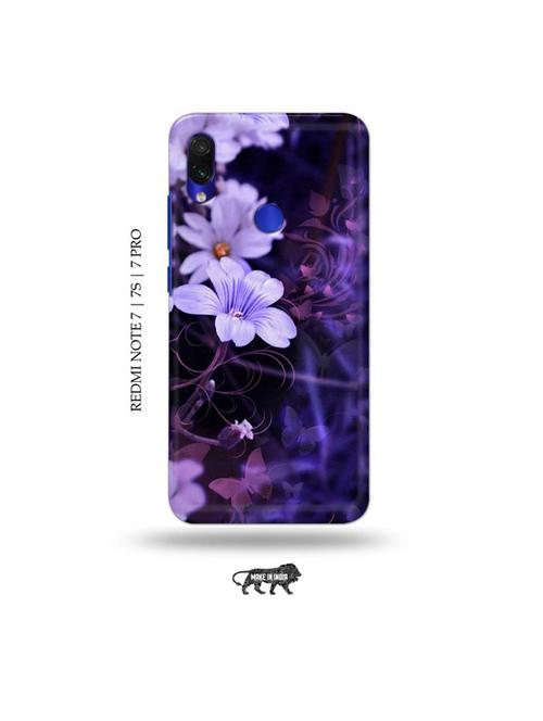 flowers back cover compatible with redmi note 7, redmi note 7s, redmi note 7 pro - 19009238 - Very Small Image - 1