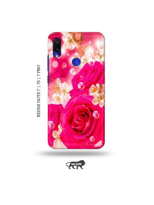 flowers back cover compatible with redmi note 7, redmi note 7s, redmi note 7 pro - 19009249 - Very Small Image - 1