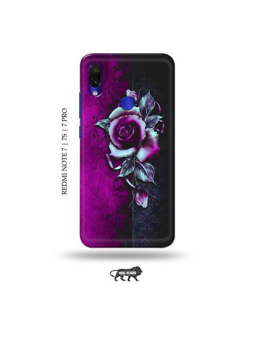 flowers back cover compatible with redmi note 7, redmi note 7s, redmi note 7 pro - 19009258 - Very Small Image - 1