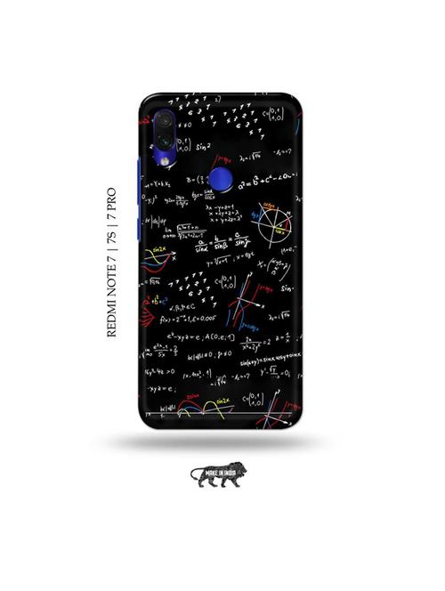 maths nerdy back cover compatible with redmi note 7, redmi note 7s, redmi note 7 pro - 19009265 - Very Small Image - 1