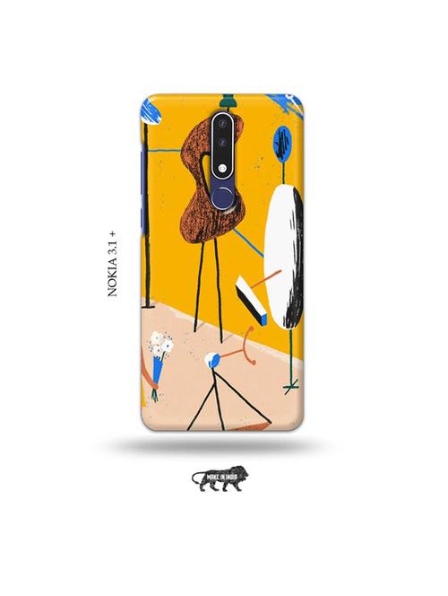 tribal art back cover compatible with nokia 3.1 plus - 19009462 - Very Small Image - 1