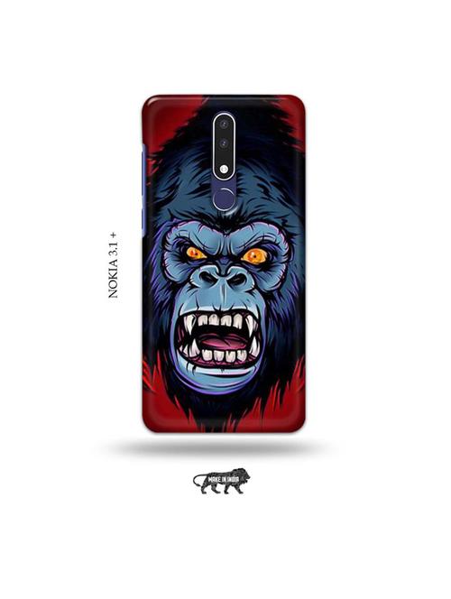 king ape back cover compatible with nokia 3.1 plus - 19009470 - Very Small Image - 1