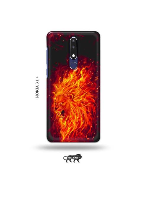 firry lion back cover compatible with nokia 3.1 plus - 19009473 - Very Small Image - 1