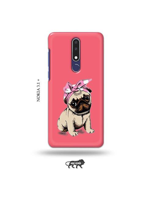 cute dog back cover compatible with nokia 3.1 plus - 19009494 - Very Small Image - 1