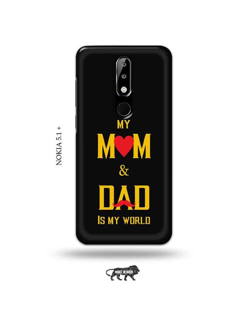mom dad back cover compatible with nokia 5.1 plus - 19009809 - Very Small Image - 1