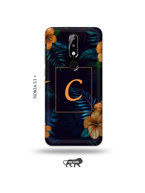 floral c back cover compatible with nokia 5.1 plus - 19009866 - Very Small Image - 1