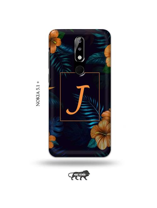 floral j back cover compatible with nokia 5.1 plus - 19009873 - Very Small Image - 1