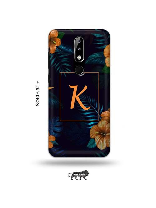 floral k back cover compatible with nokia 5.1 plus - 19009874 - Very Small Image - 1