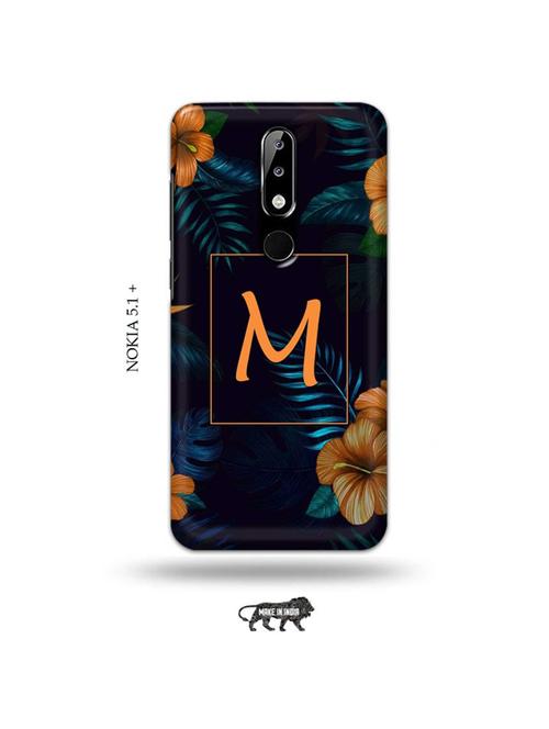 floral m back cover compatible with nokia 5.1 plus - 19009876 - Very Small Image - 1