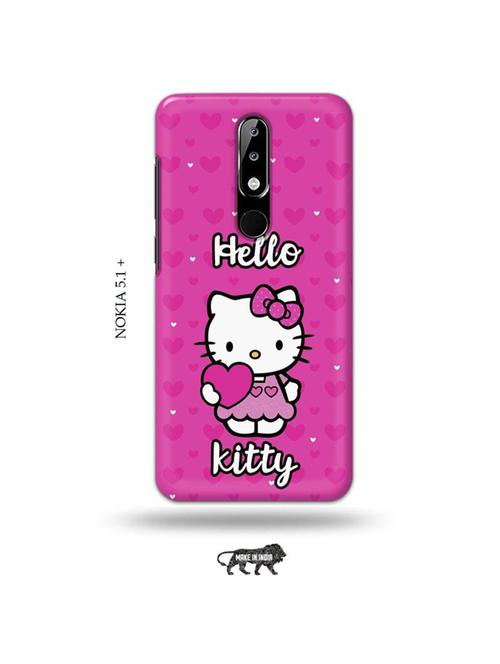 tweakymod designer printed hard case | hello kitty back cover compatible with nokia 5.1 plus - 19009891 - Very Small Image - 1