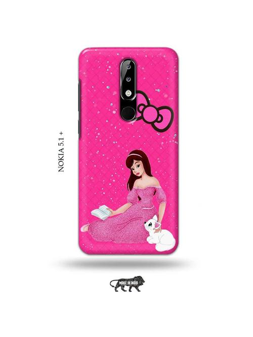 cute girl back cover compatible with nokia 5.1 plus - 19009895 - Very Small Image - 1