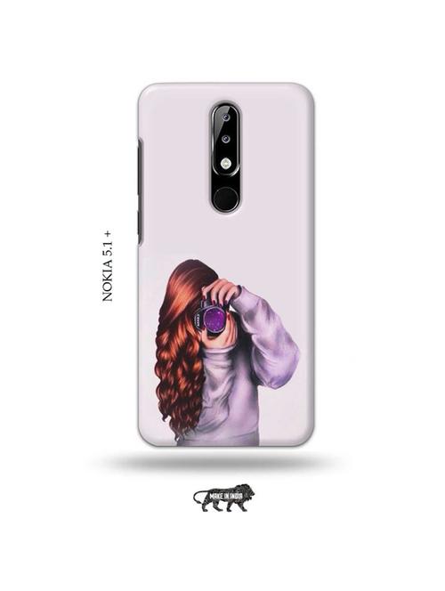 camera buff girl back cover compatible with nokia 5.1 plus - 19009925 - Very Small Image - 1