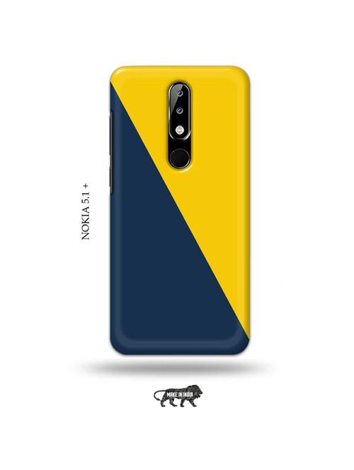 yellow blue back cover compatible with nokia 5.1 plus - 19009946 - Very Small Image - 1