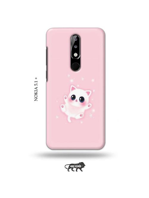 cute kitty back cover compatible with nokia 5.1 plus - 19009985 - Very Small Image - 1