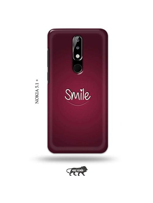 smile back cover compatible with nokia 5.1 plus - 19010005 - Very Small Image - 1