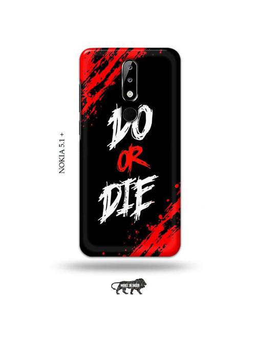 do or die back cover compatible with nokia 5.1 plus - 19010032 - Very Small Image - 1