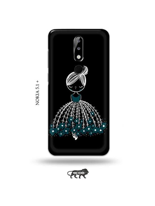tweakymod designer printed hard case | girlie back cover compatible with nokia 5.1 plus - 19010078 - Very Small Image - 1