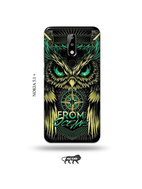 deadly owl back cover compatible with nokia 5.1 plus - 19010101 - Very Small Image - 1