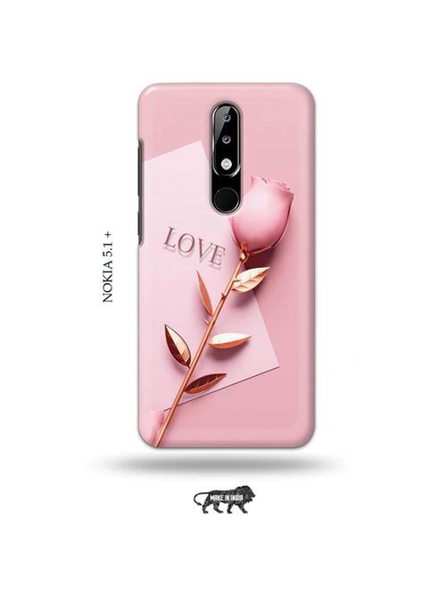 flower love back cover compatible with nokia 5.1 plus - 19010224 - Very Small Image - 1