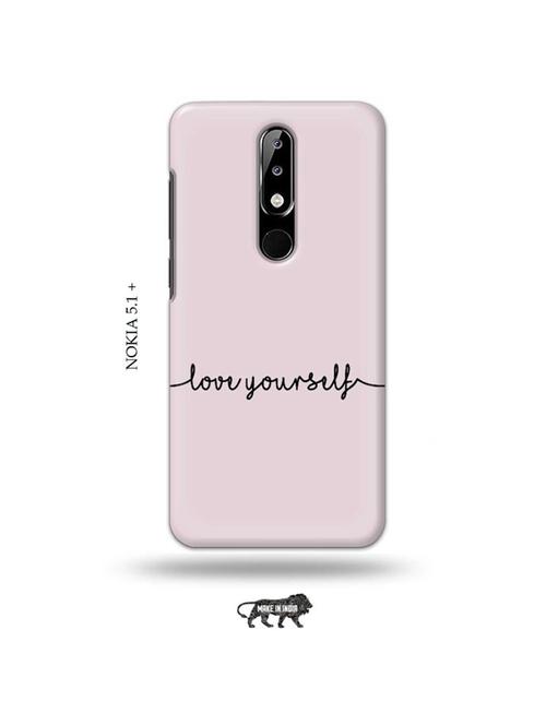 love yourself back cover compatible with nokia 5.1 plus - 19010225 - Very Small Image - 1