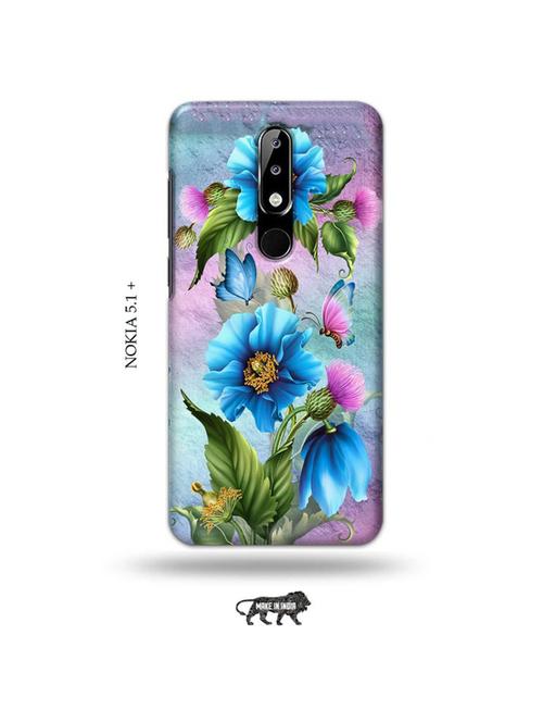 floral back cover compatible with nokia 5.1 plus - 19010232 - Very Small Image - 1