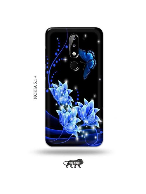 flowers back cover compatible with nokia 5.1 plus - 19010236 - Very Small Image - 1
