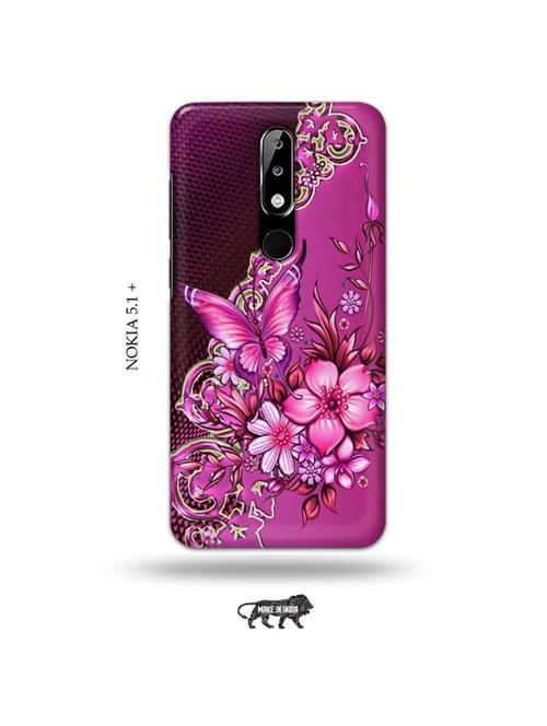 flowers back cover compatible with nokia 5.1 plus - 19010238 - Very Small Image - 1