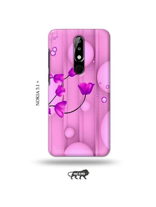flowers back cover compatible with nokia 5.1 plus - 19010240 - Very Small Image - 1