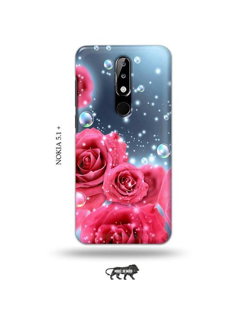 flowers back cover compatible with nokia 5.1 plus - 19010241 - Very Small Image - 1