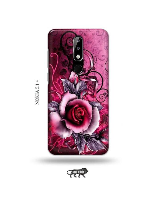 flowers back cover compatible with nokia 5.1 plus - 19010243 - Very Small Image - 1