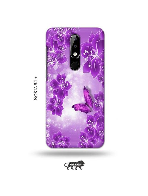 flowers back cover compatible with nokia 5.1 plus - 19010245 - Very Small Image - 1