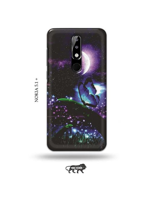 flowers back cover compatible with nokia 5.1 plus - 19010250 - Very Small Image - 1