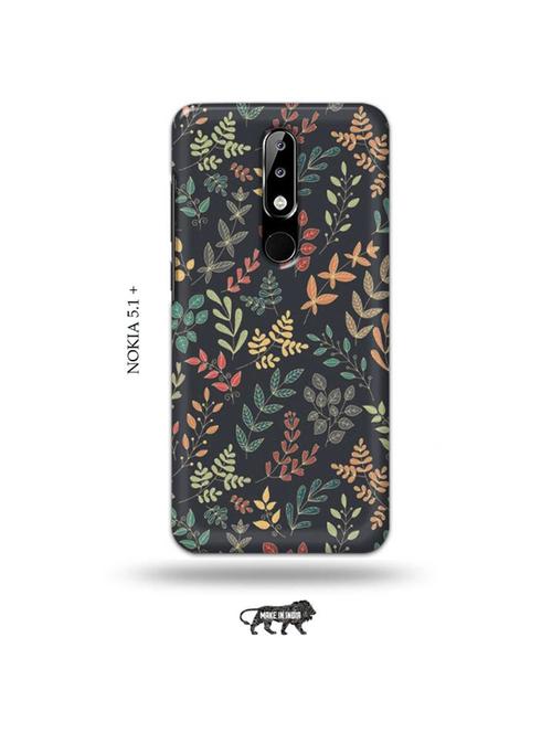 flowers back cover compatible with nokia 5.1 plus - 19010256 - Very Small Image - 1