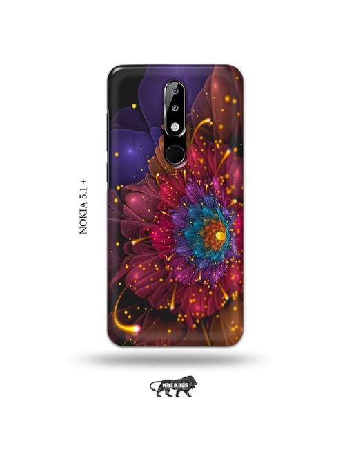 flowers back cover compatible with nokia 5.1 plus - 19010265 - Very Small Image - 1