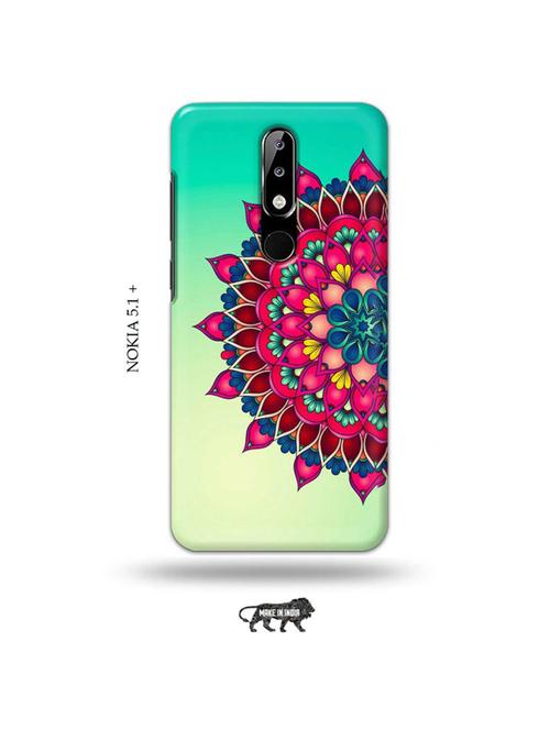 flowers back cover compatible with nokia 5.1 plus - 19010267 - Very Small Image - 1