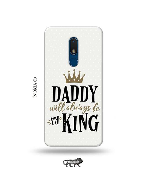daddy back cover compatible with nokia c3 - 19010546 - Very Small Image - 1
