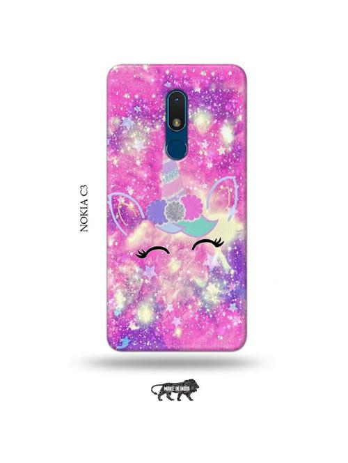 unicorn back cover compatible with nokia c3 - 19010642 - Very Small Image - 1