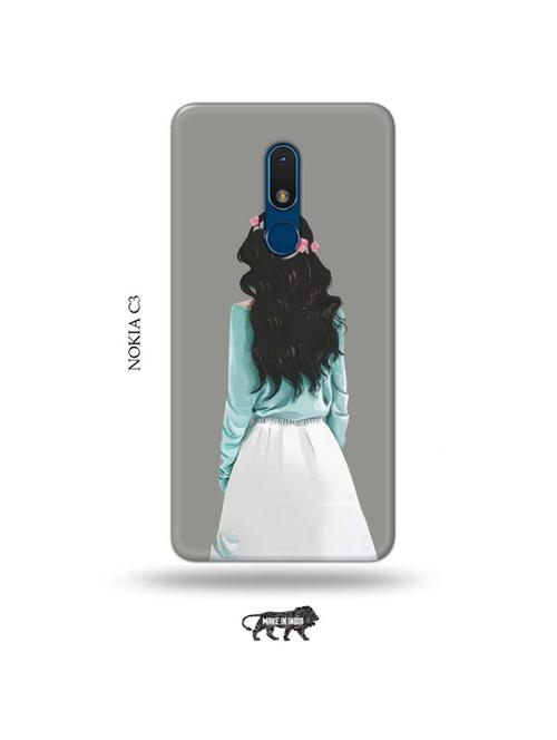 tiara queen back cover compatible with nokia c3 - 19010665 - Very Small Image - 1