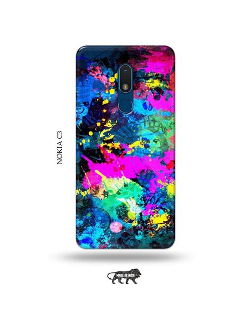 abstract back cover compatible with nokia c3 - 19010672 - Very Small Image - 1