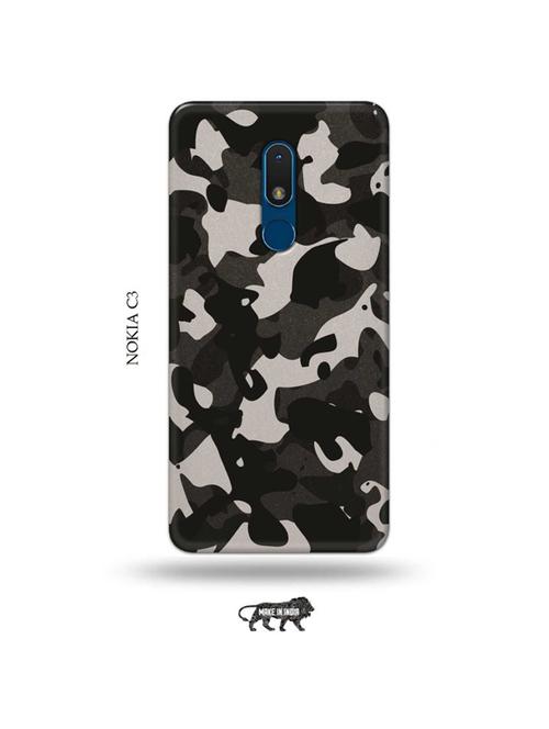 camouflage back cover compatible with nokia c3 - 19010674 - Very Small Image - 1