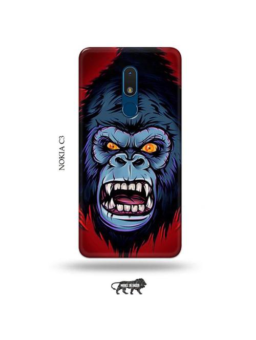king ape back cover compatible with nokia c3 - 19010714 - Very Small Image - 1