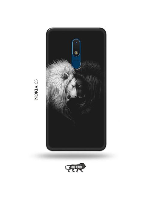 lions back cover compatible with nokia c3 - 19010715 - Very Small Image - 1