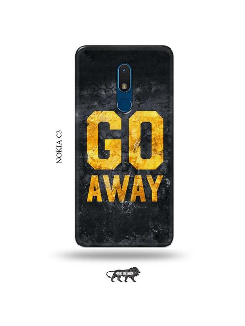 go away back cover compatible with nokia c3 - 19010770 - Very Small Image - 1