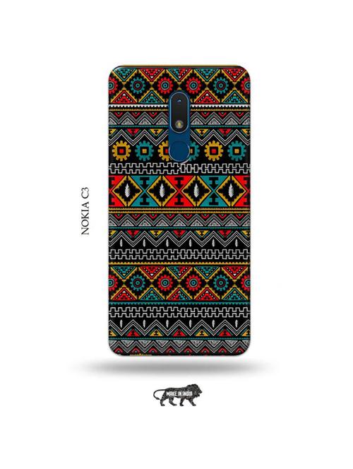 aztec back cover compatible with nokia c3 - 19010793 - Very Small Image - 1